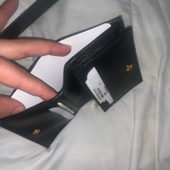 Gucci Black Interlocking G Marina Bifold Card Holder - Picture 5 of 5